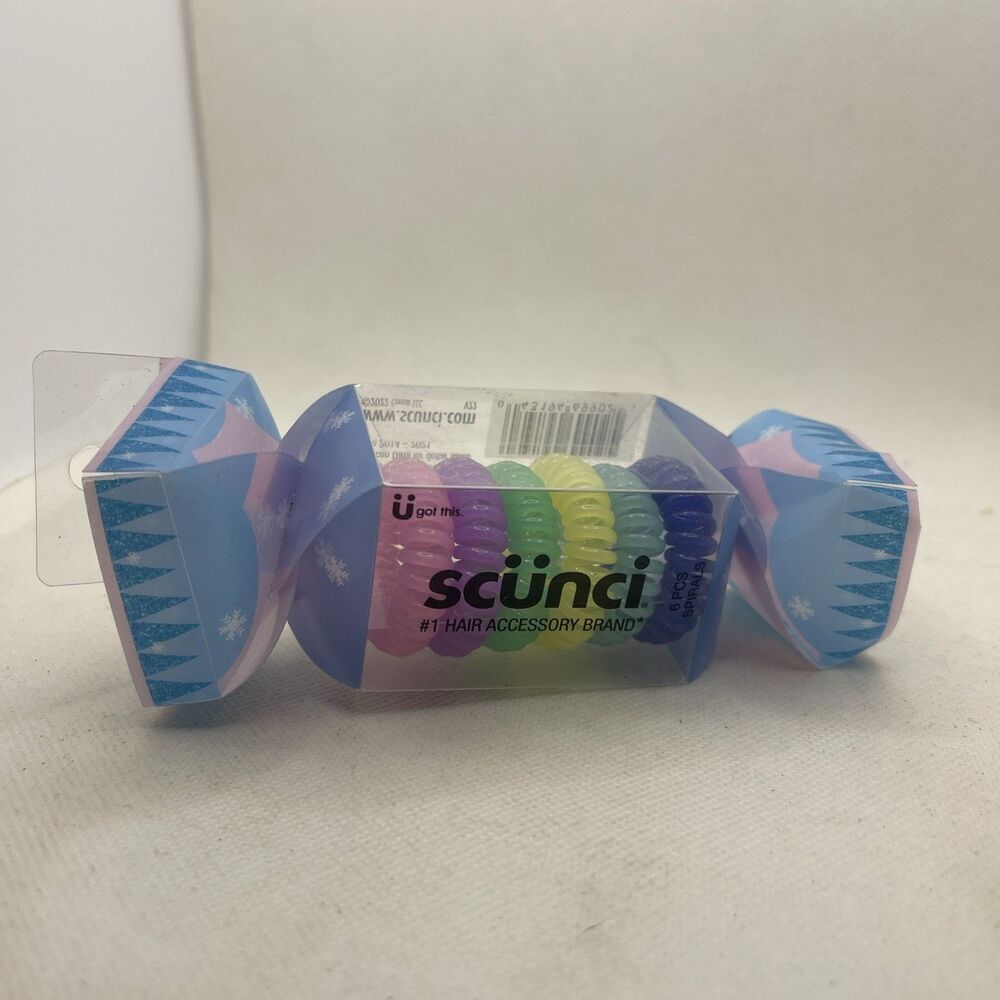 2022 Scunci by Conair Gift Set Multi-Colored 6 Pack - New Candy Pack